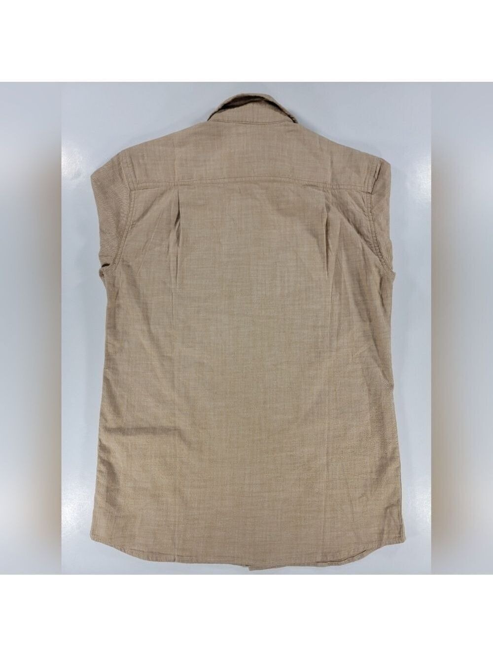 NEW Men's Carhartt Rugged Flex Relaxed Fit Short-Sleeve Large Beige Plaid Shirt - Picture 11 of 11